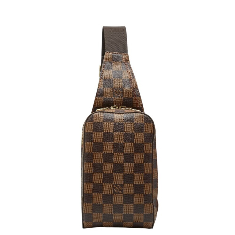LOUIS VUITTON Brown Damier Leather Shoulder Bag